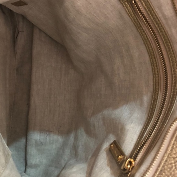 Michael Kors Collection , Skorpios Shopper Tote,Gold - Picture 5 of 10